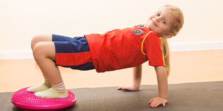 Gleichgewichtstraining